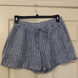 CLEAN-OUT SALE: Soft denim tie shorts